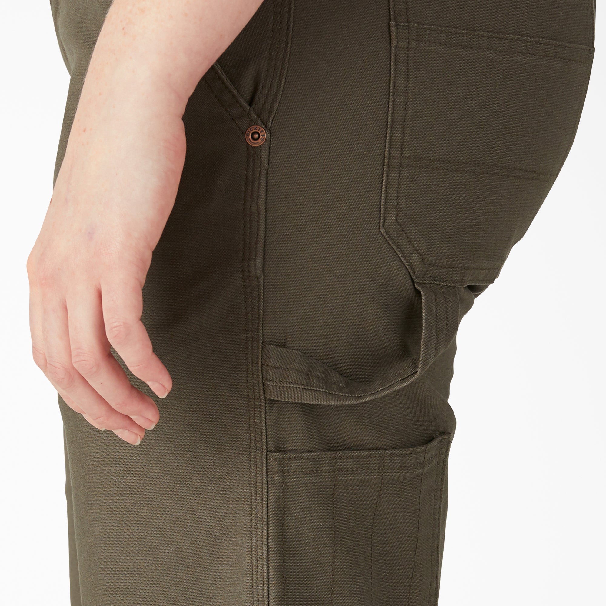 Women's Relaxed Fit Duck Carpenter Shorts, 11"