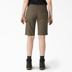 Women's Relaxed Fit Duck Carpenter Shorts, 11"