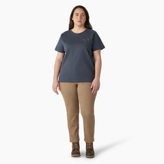 Women's Plus Heavyweight Short Sleeve Pocket T-Shirt