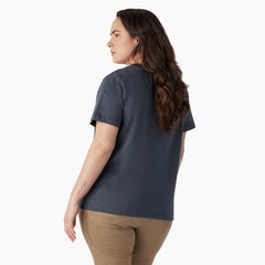 Women's Plus Heavyweight Short Sleeve Pocket T-Shirt