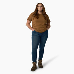 Women's Plus Heavyweight Short Sleeve Pocket T-Shirt