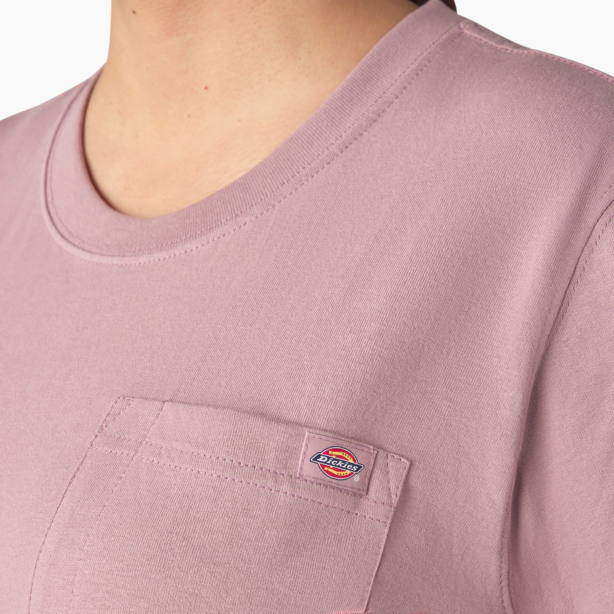 Women's Plus Heavyweight Short Sleeve Pocket T-Shirt
