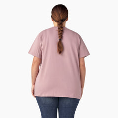 Women's Plus Heavyweight Short Sleeve Pocket T-Shirt