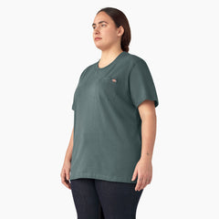 Women's Plus Heavyweight Short Sleeve Pocket T-Shirt