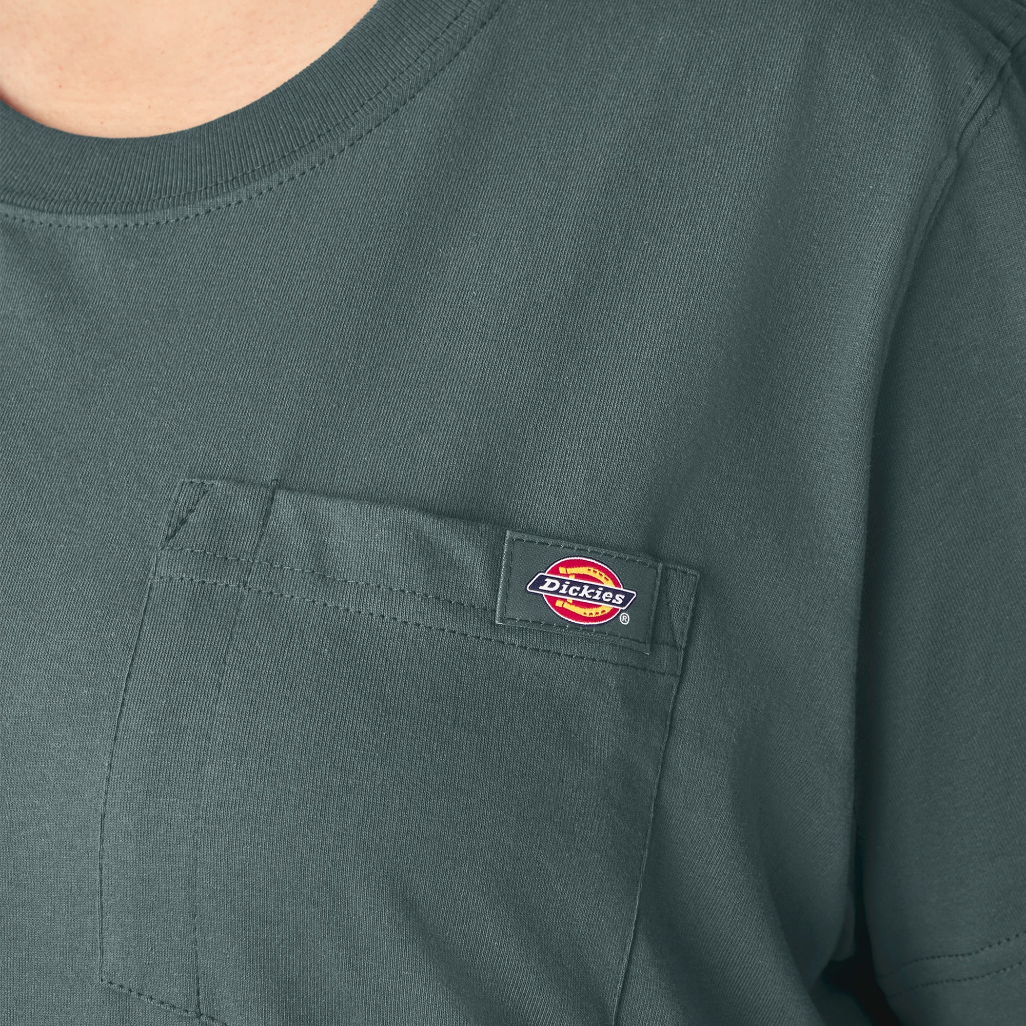 Women's Plus Heavyweight Short Sleeve Pocket T-Shirt
