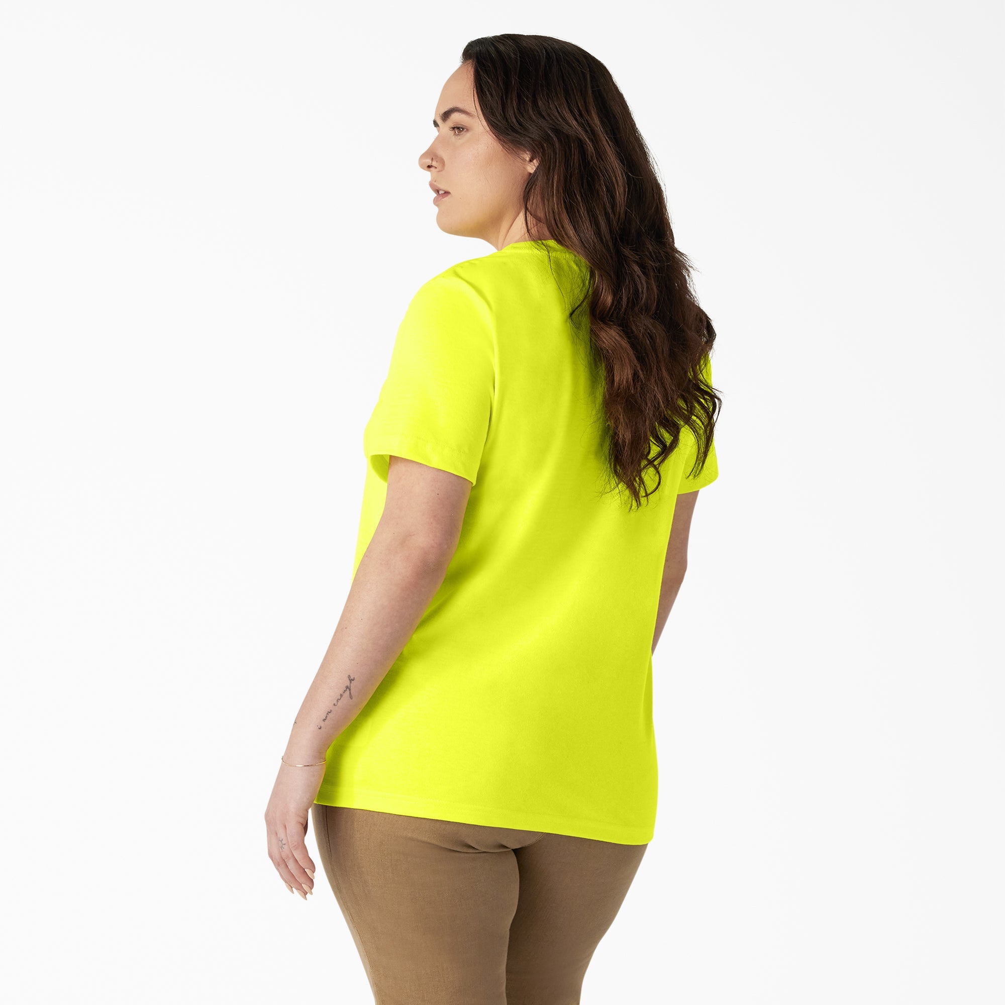 Women's Plus Heavyweight Short Sleeve Pocket T-Shirt