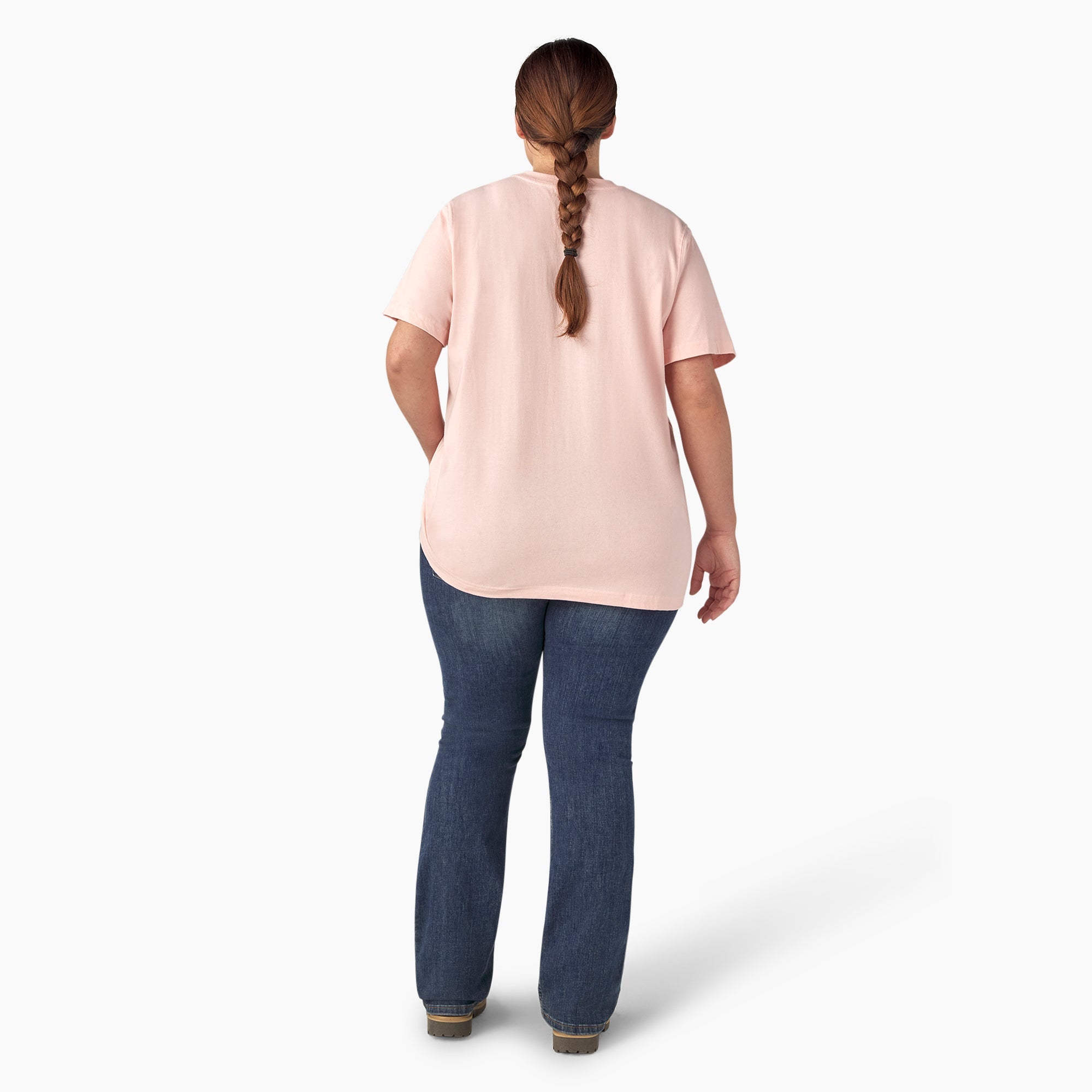 Women's Plus Heavyweight Short Sleeve Pocket T-Shirt