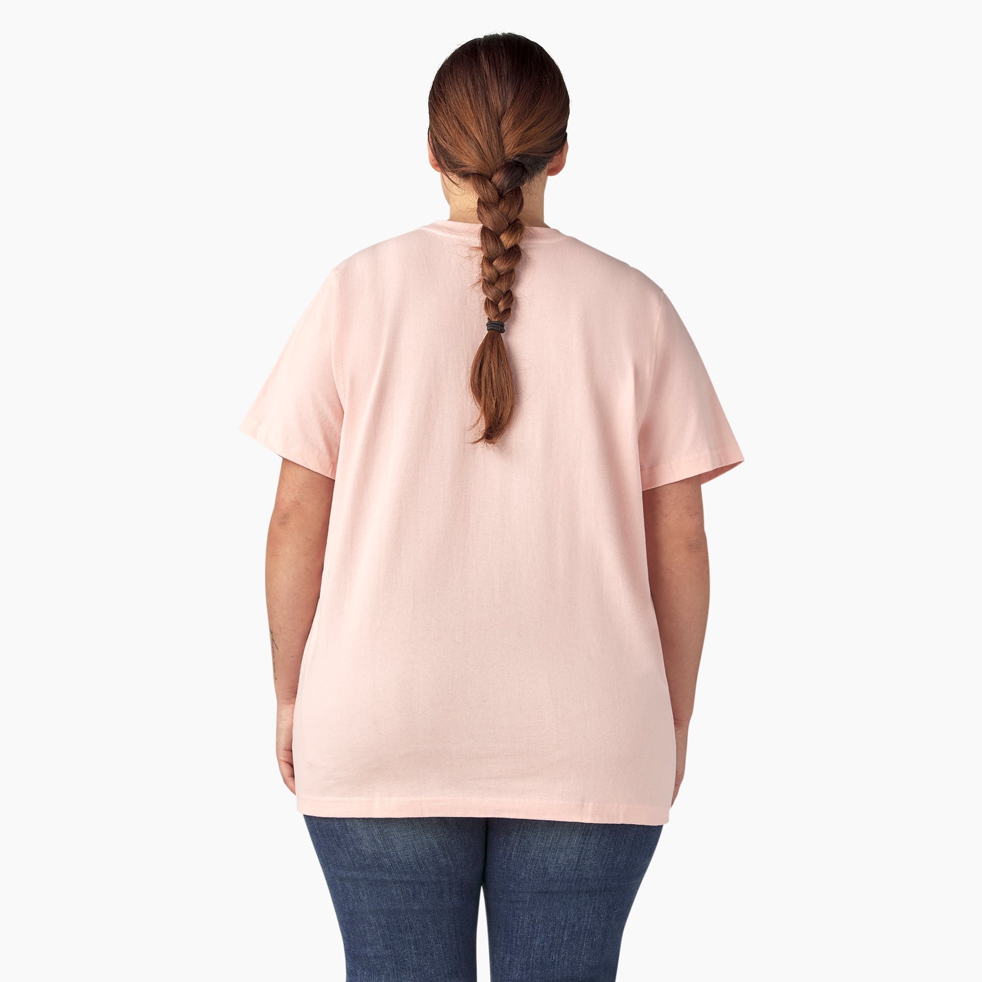 Women's Plus Heavyweight Short Sleeve Pocket T-Shirt
