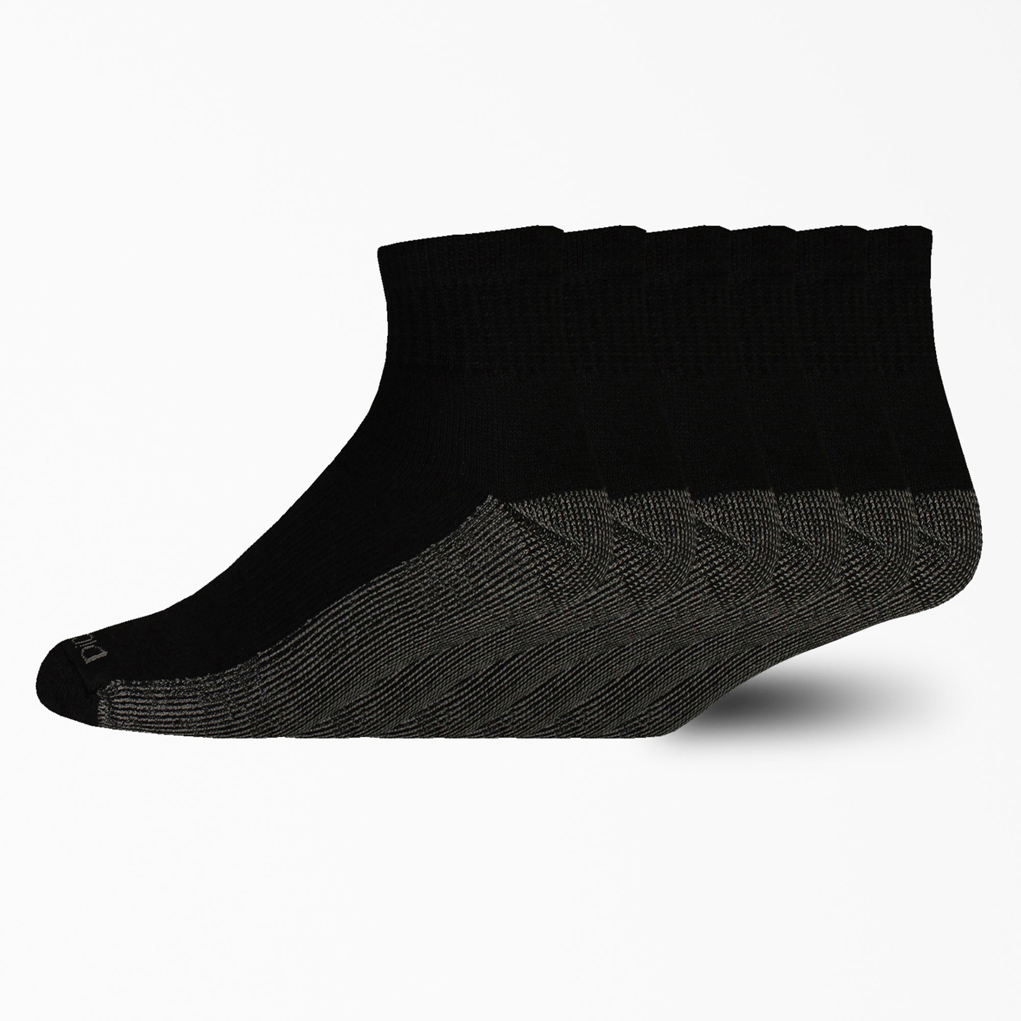 Moisture Control Quarter Socks, Size 6-12, 6-Pack