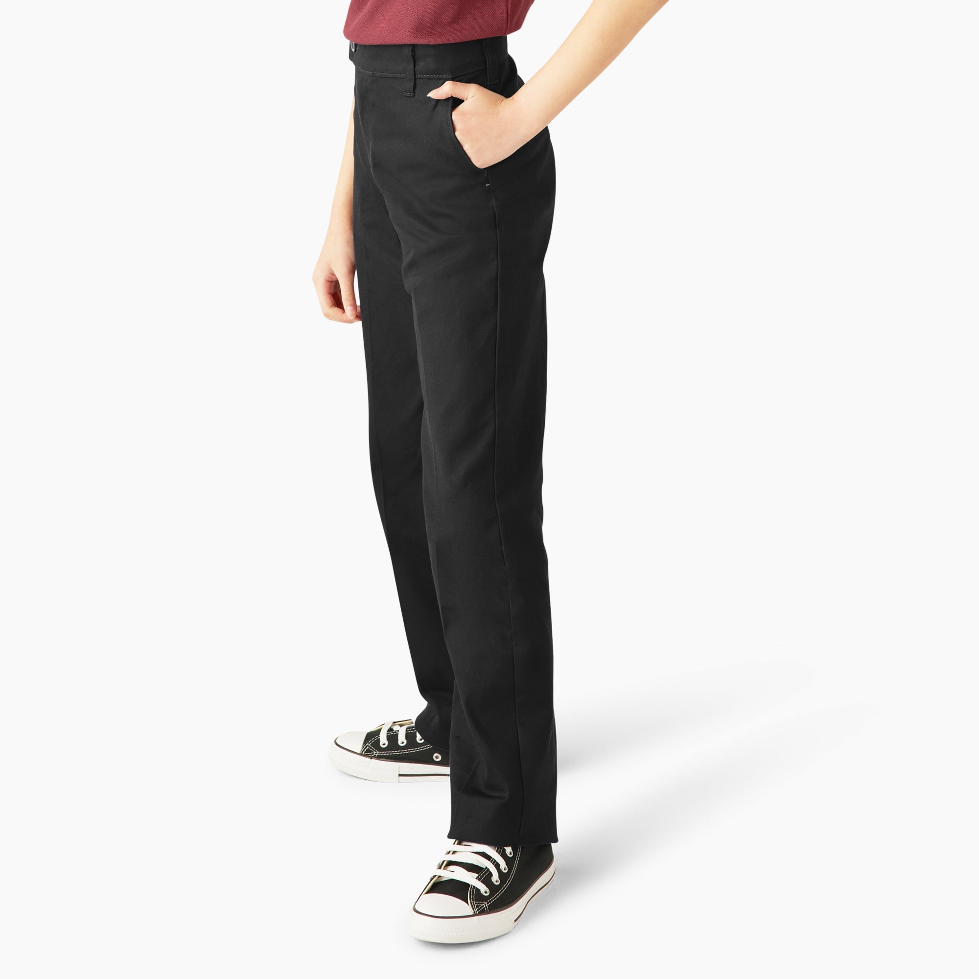Girls' Slim Fit Pants, 4-20