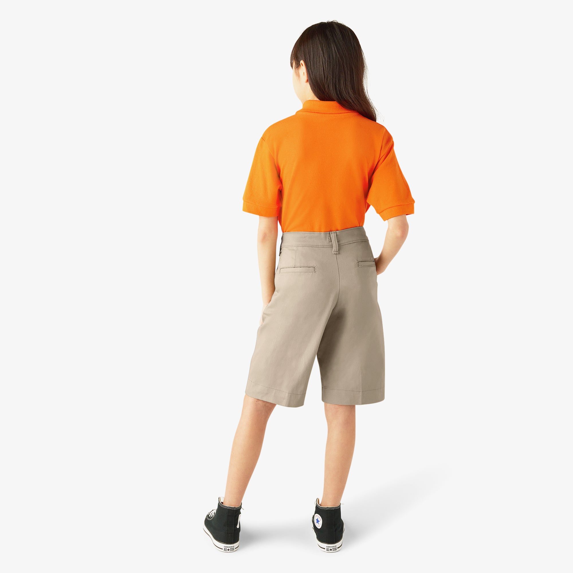 Girls' Classic Fit Bermuda Shorts, 4-20