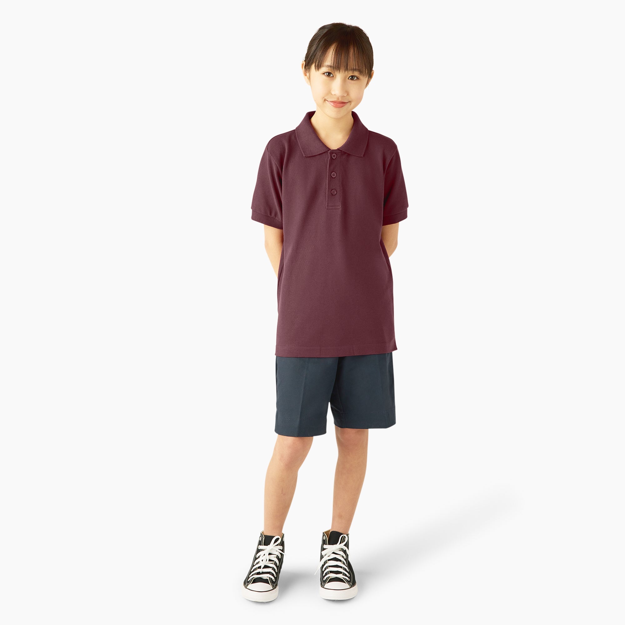 Kids' Piqué Short Sleeve Polo