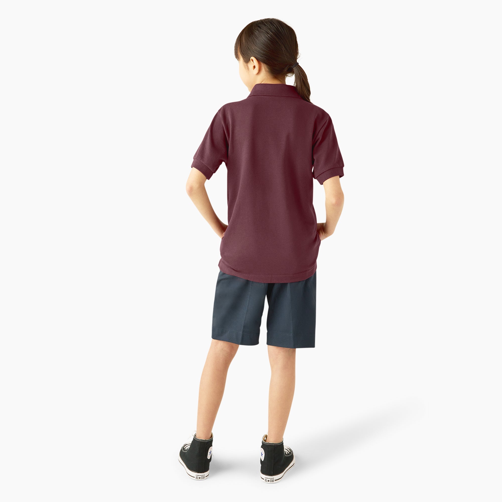 Kids' Piqué Short Sleeve Polo