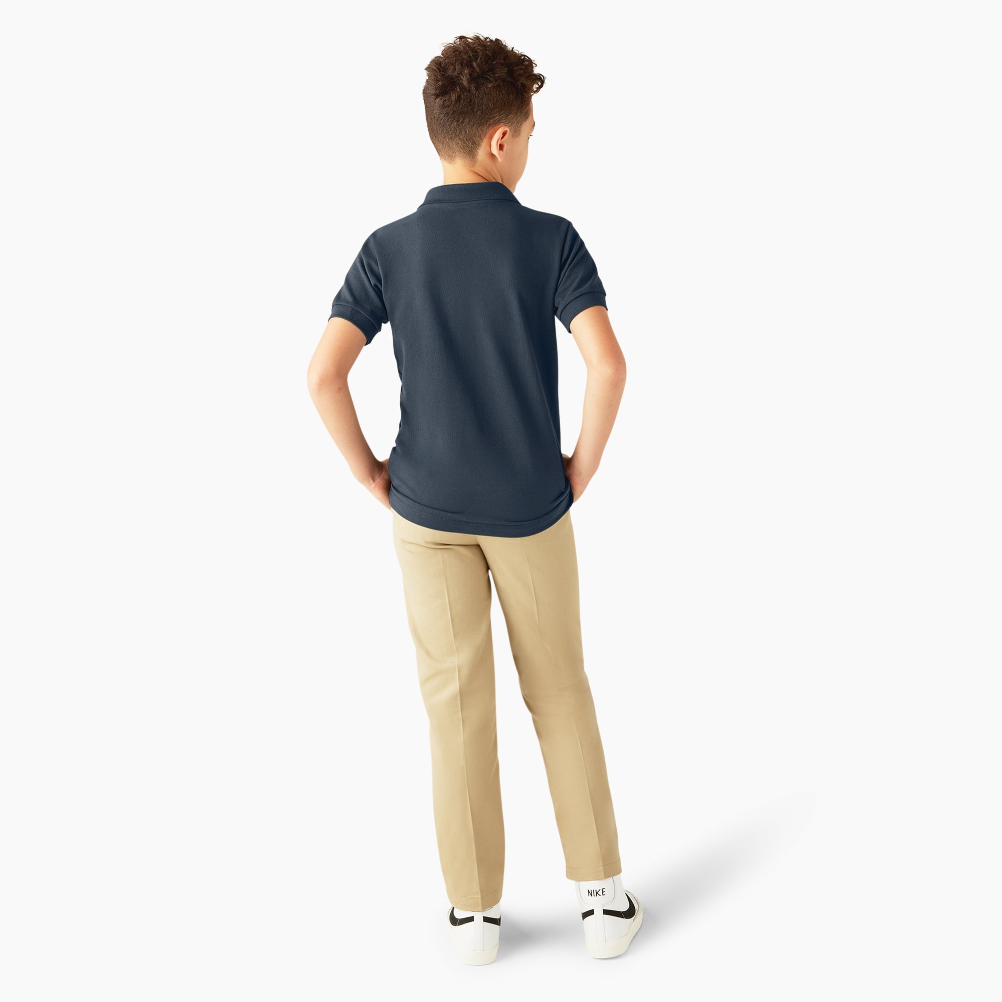 Kids' Piqué Short Sleeve Polo