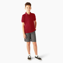 Kids' Piqué Short Sleeve Polo