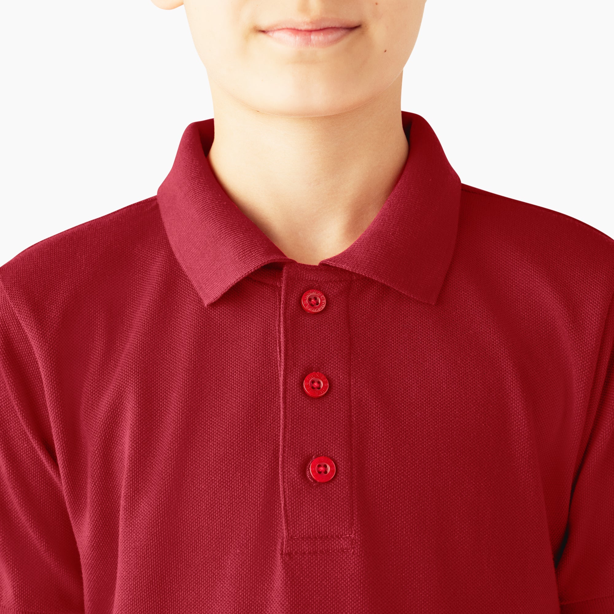 Kids' Piqué Short Sleeve Polo
