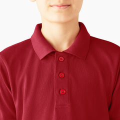 Kids' Piqué Short Sleeve Polo