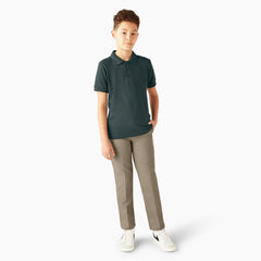 Kids' Piqué Short Sleeve Polo