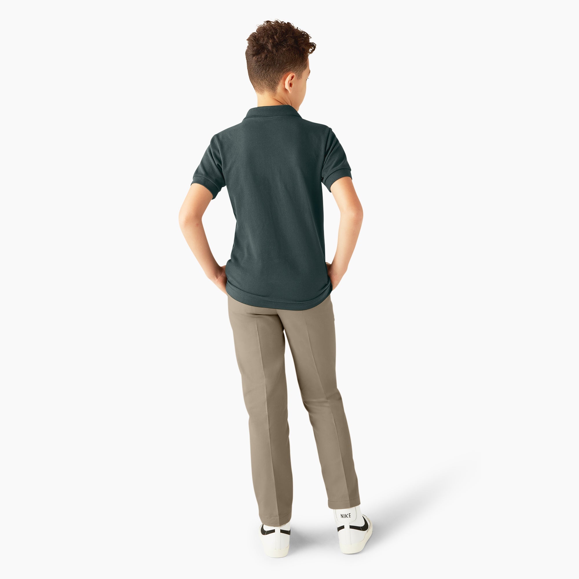 Kids' Piqué Short Sleeve Polo