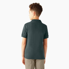 Kids' Piqué Short Sleeve Polo