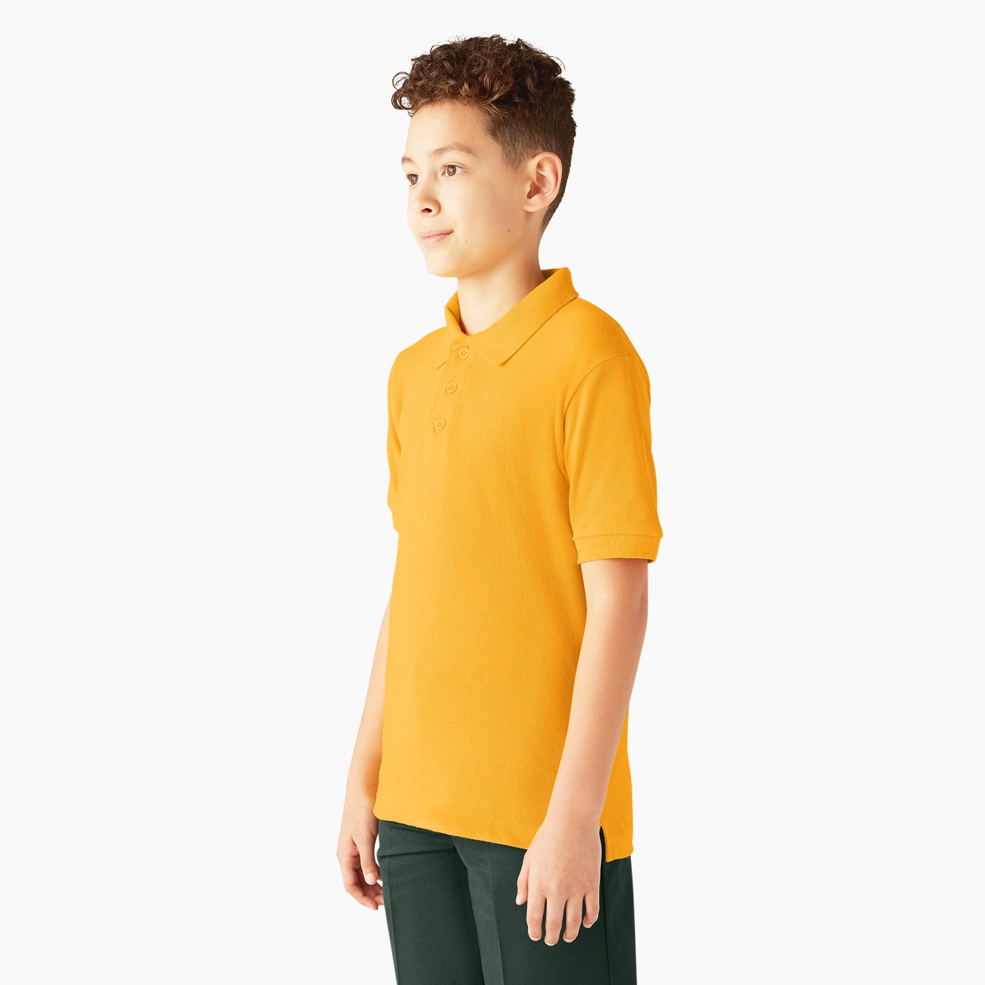Kids' Piqué Short Sleeve Polo