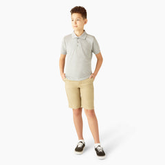 Kids' Piqué Short Sleeve Polo