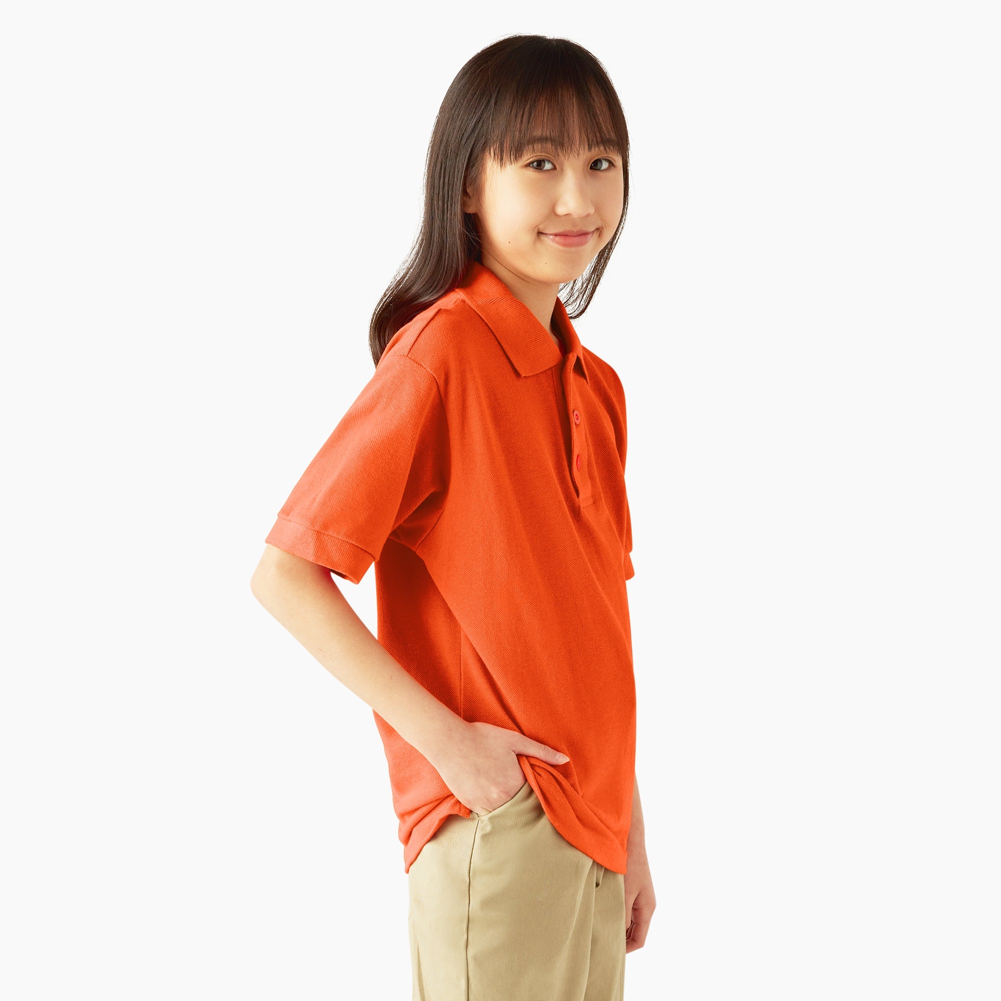 Kids' Piqué Short Sleeve Polo