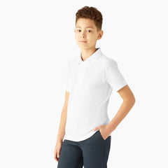 Kids' Piqué Short Sleeve Polo