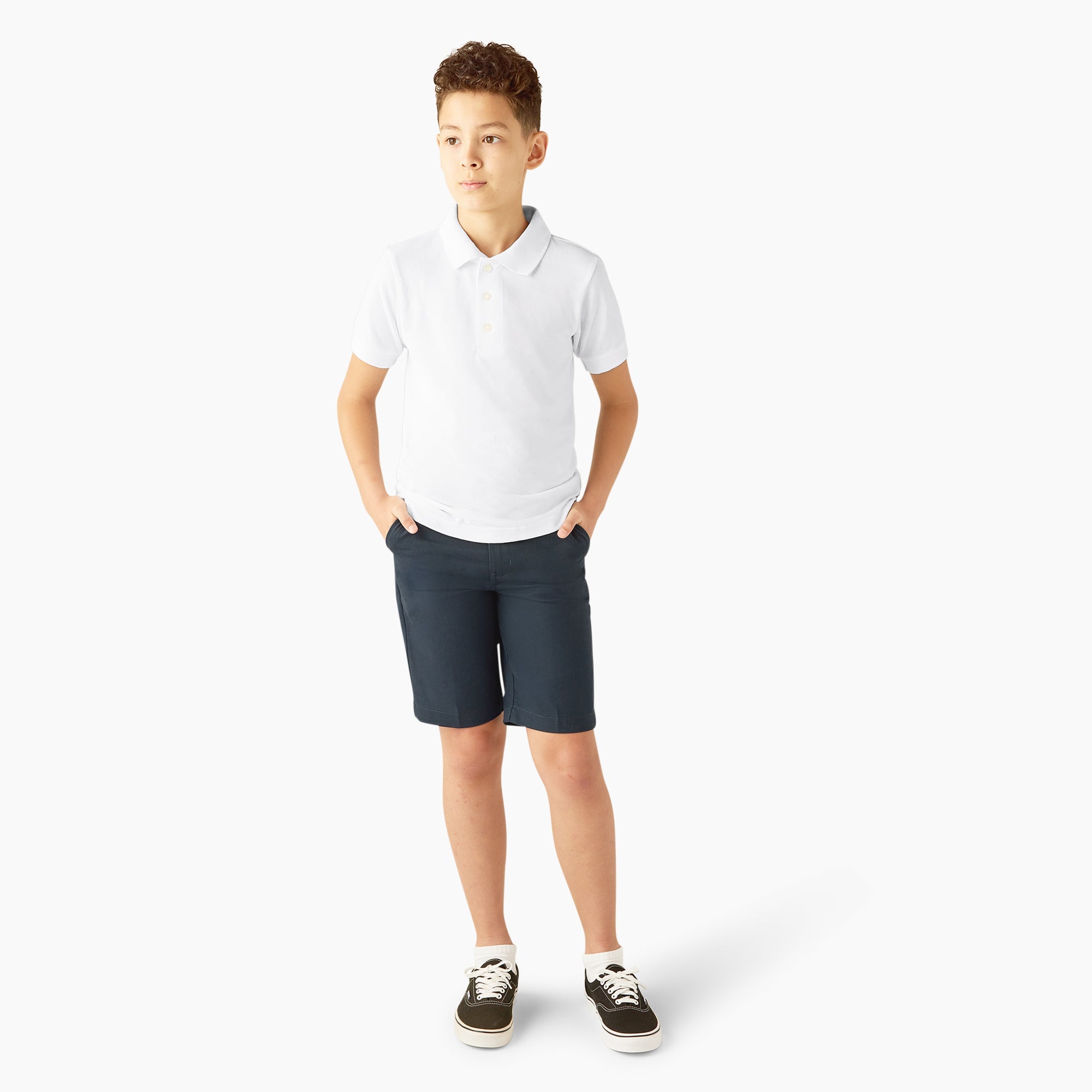 Kids' Piqué Short Sleeve Polo