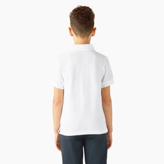 Kids' Piqué Short Sleeve Polo