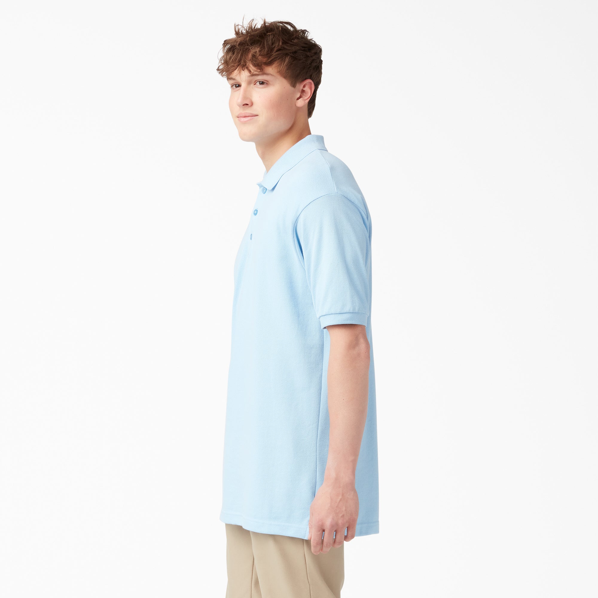 Adult Size Piqué Short Sleeve Polo