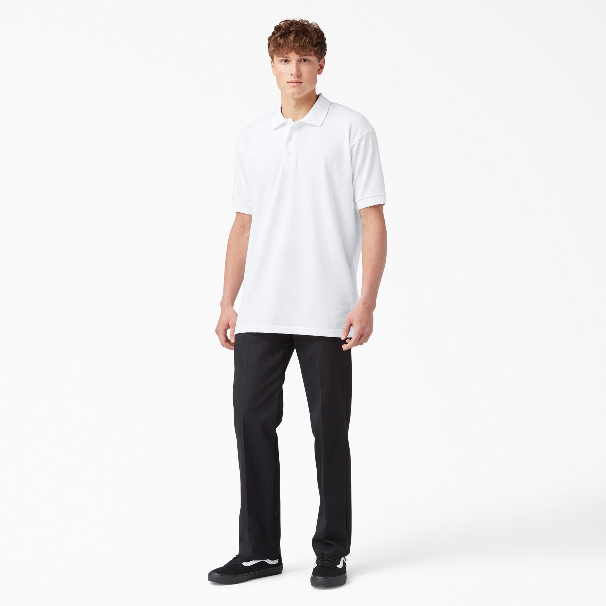 Adult Size Piqué Short Sleeve Polo