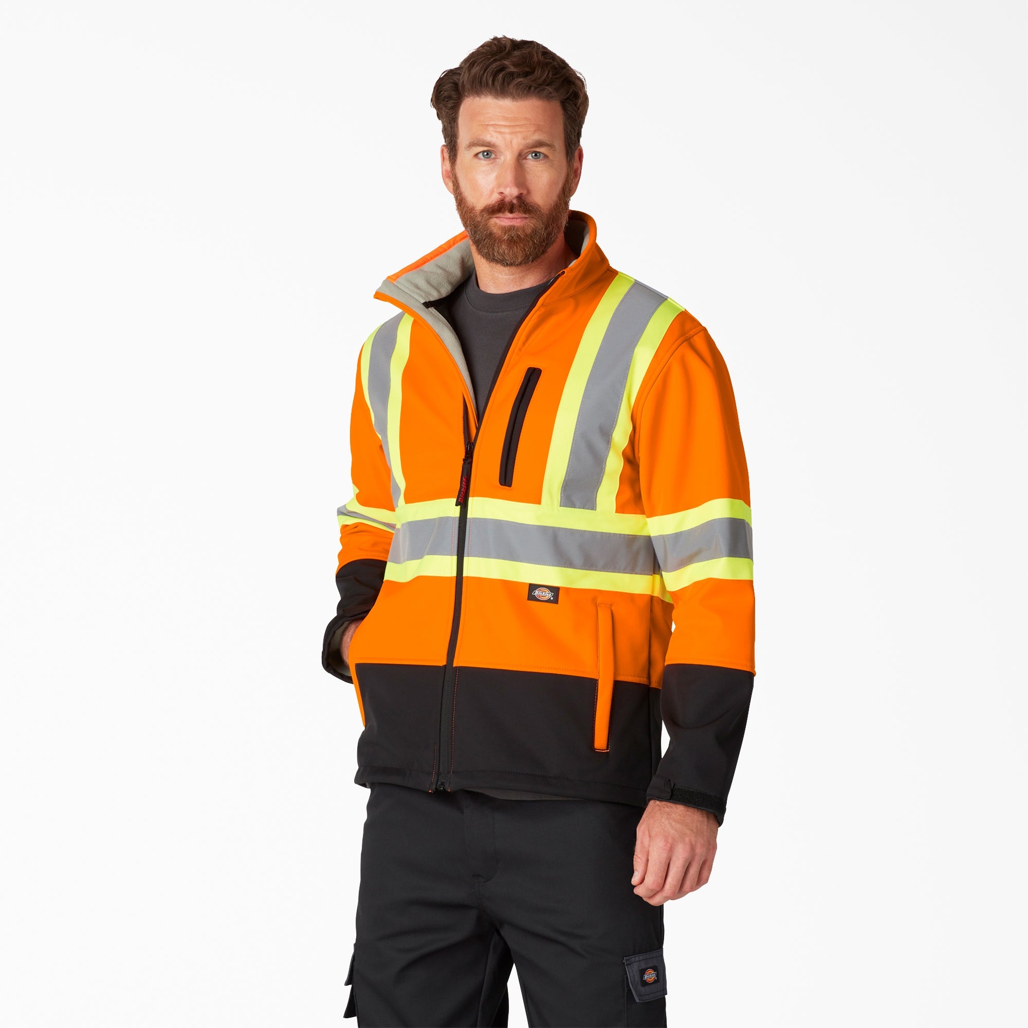 Hi Vis Safety Softshell Jacket