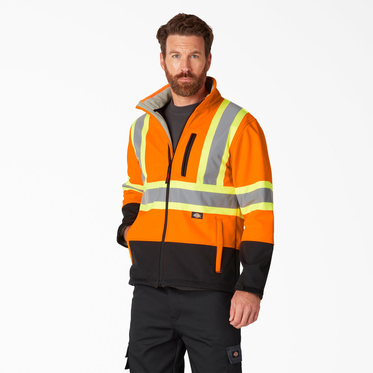 Hi Vis Safety Softshell Jacket