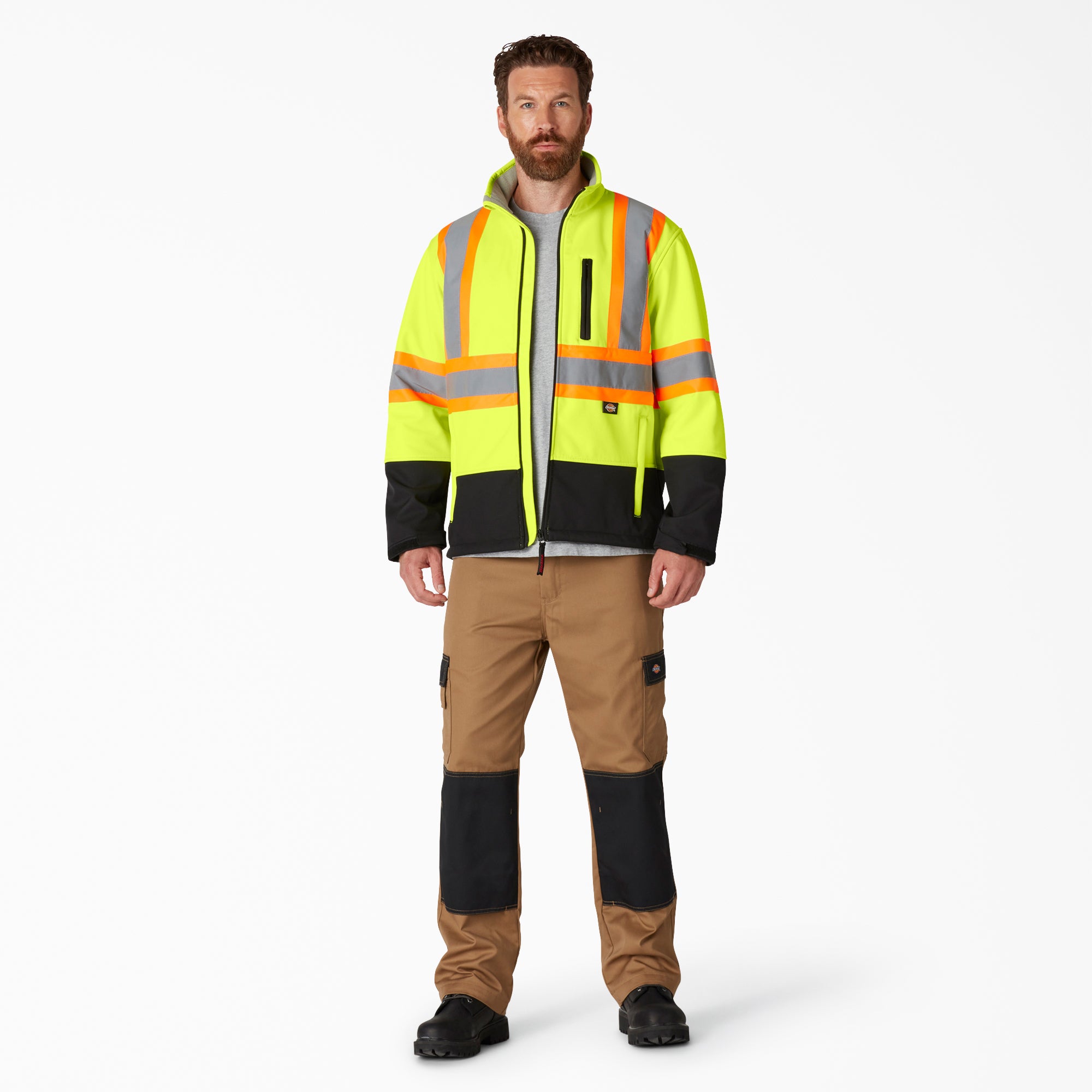 Hi Vis Safety Softshell Jacket
