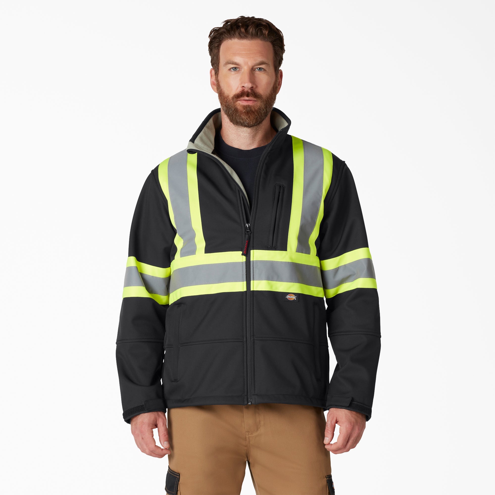 Hi Vis Safety Softshell Jacket