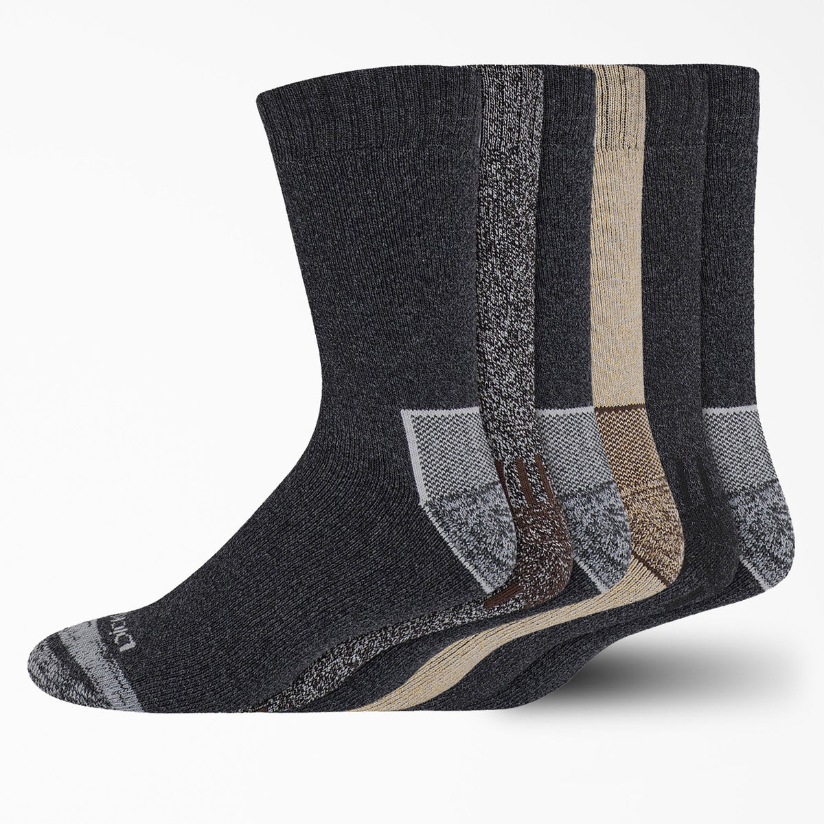Outdoor Crew Socks, Size 6-12, 6-Pack