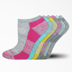 Women's Moisture Control Free Run No Show Socks, Size 6-9, 6-Pack