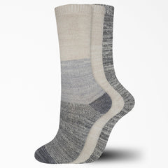 Women's Soft Marl Crew Socks, Size 6-9, 3-Pack