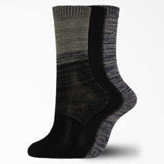 Women's Soft Marl Crew Socks, Size 6-9, 3-Pack