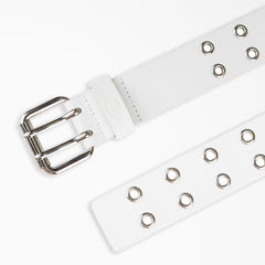 Women's Leather Double Grommet Belt