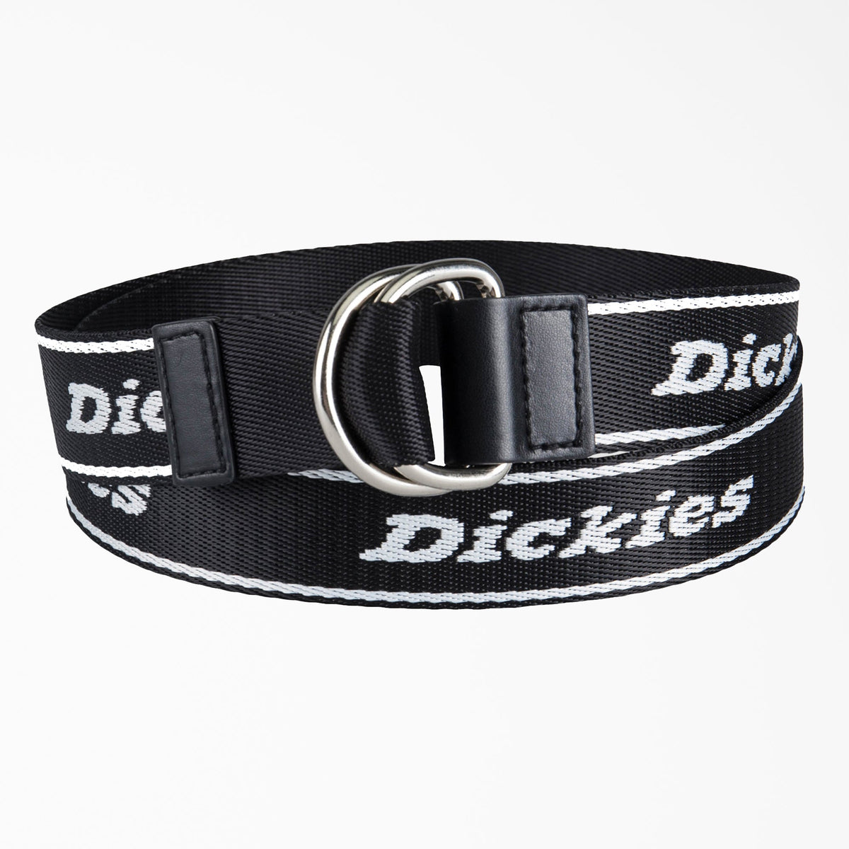 Women's D-Ring Logo Print Web Belt