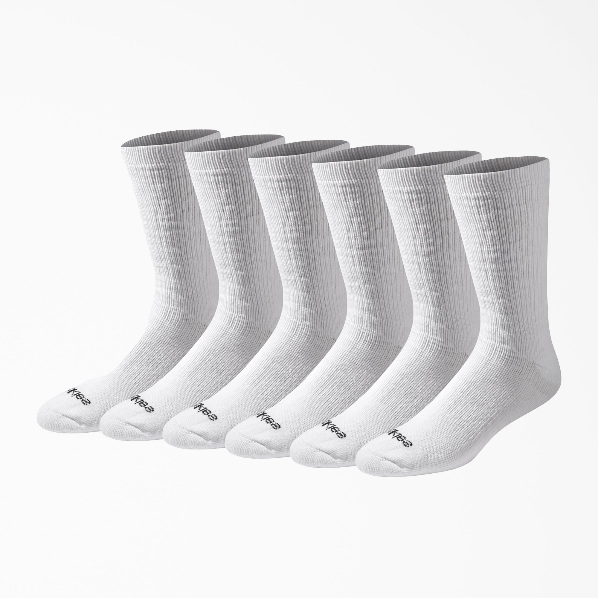 Dri-Tech Cushion Crew Socks, Size 6-12, 6-Pack