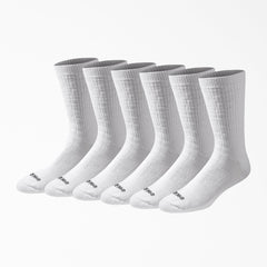 Dri-Tech Cushion Crew Socks, Size 6-12, 6-Pack