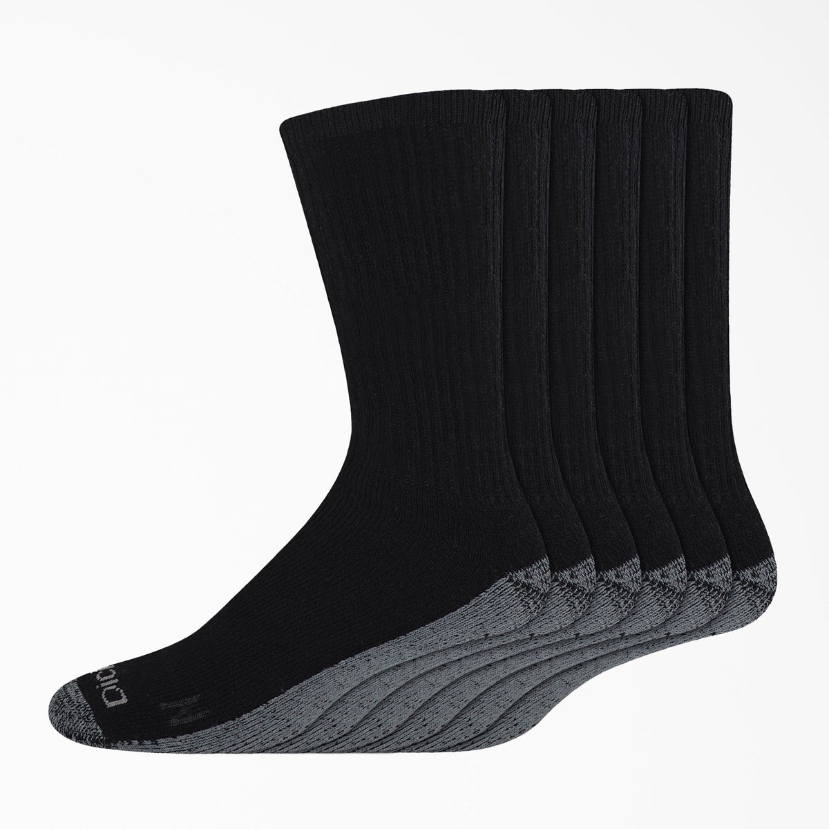 Work Crew Socks, Size 6-12, 6-Pack