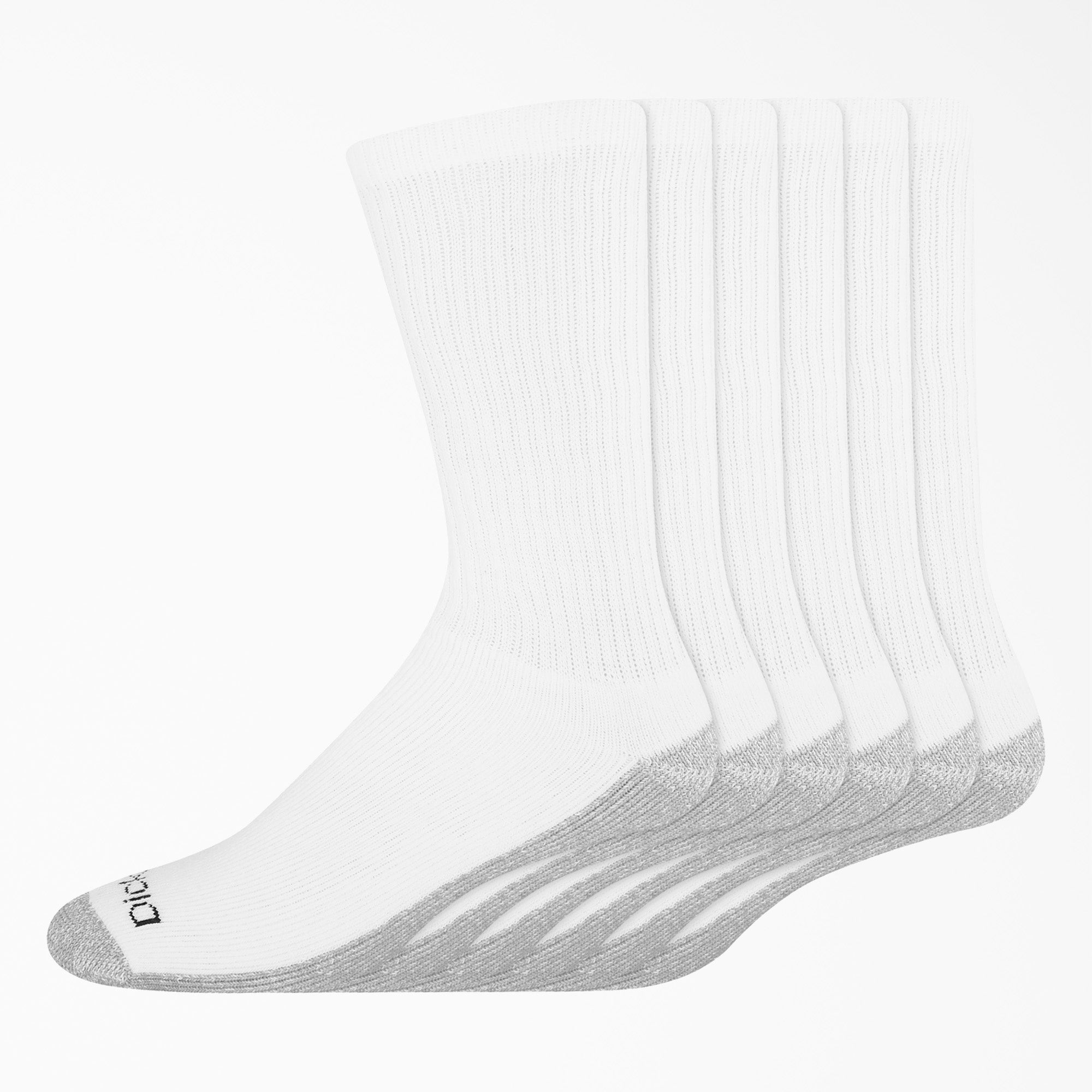 Work Crew Socks, Size 12-15, 6-Pack