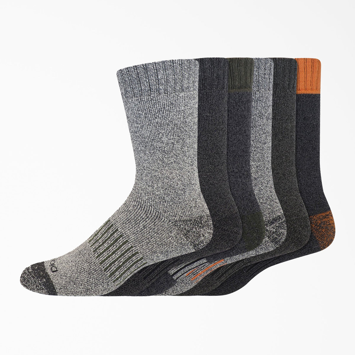 The Trekker Crew Socks, Size 6-12, 6-Pack