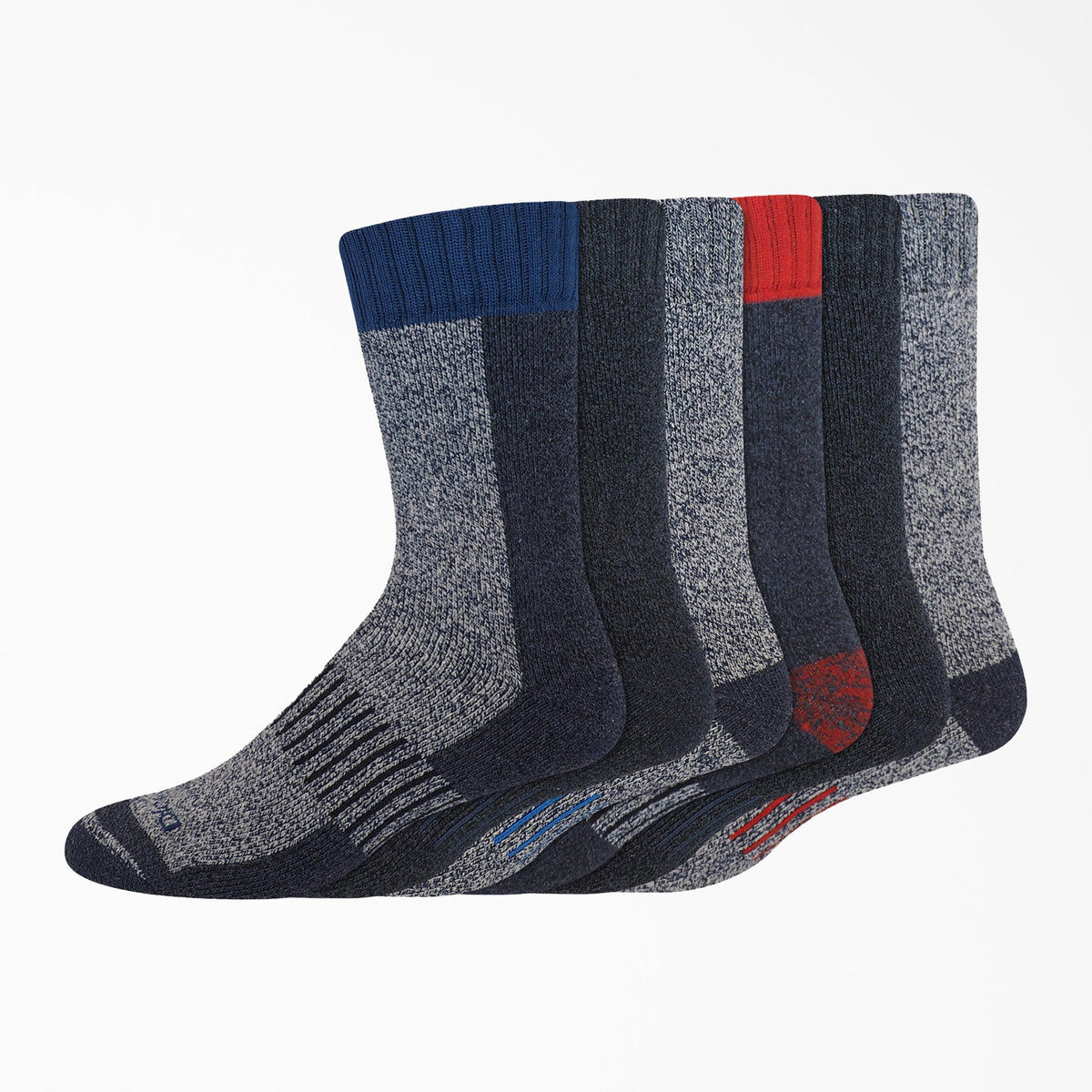 The Trekker Crew Socks, Size 6-12, 6-Pack