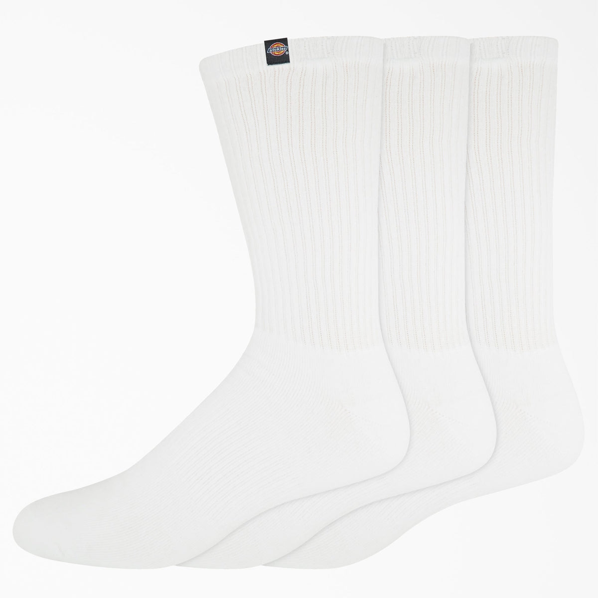 Dickies Label Crew Socks, Size 6-12, 3-Pack