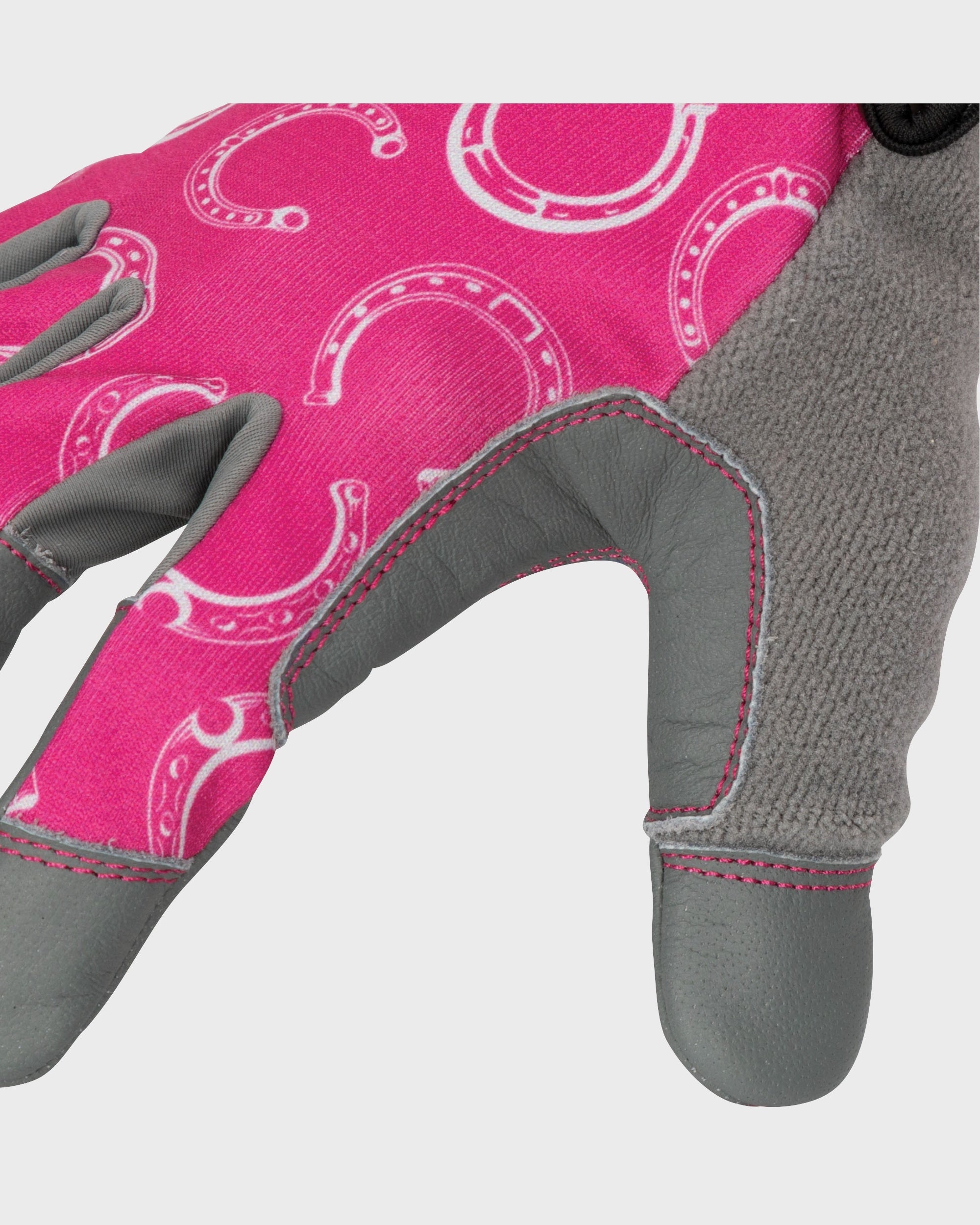 Lawn and Garden Work Gloves with Leather Palm